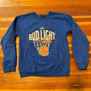 Retro Bud Light Basketball Sweatshirt